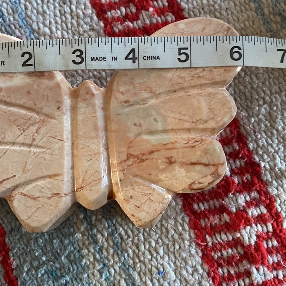 VTG Bohemian Marble Butterfly Napkin/Letter Holder! - Picture 5 of 7